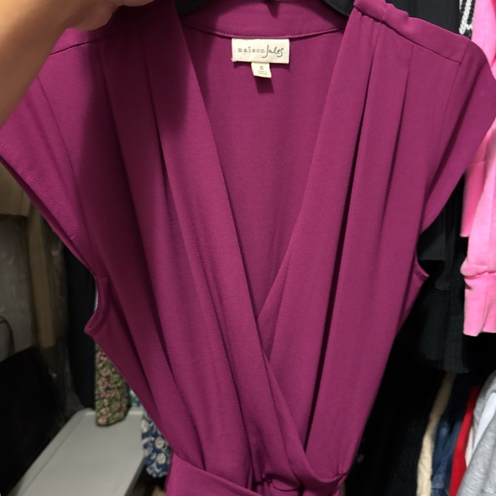Maison Jules Plum Midi Dress - Picture 2 of 4